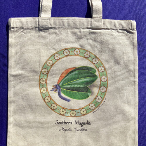 Southern Magnolia Leaves Tote Bag