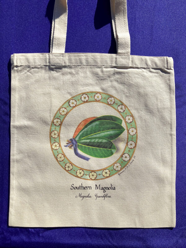 Southern Magnolia Leaves Tote Bag