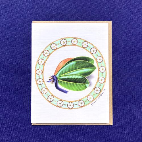 Magnolia Leaves Card